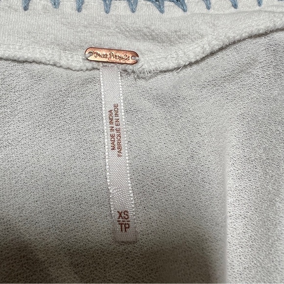 Free People | White Floral Embroidered Blouse - Picture 2 of 7